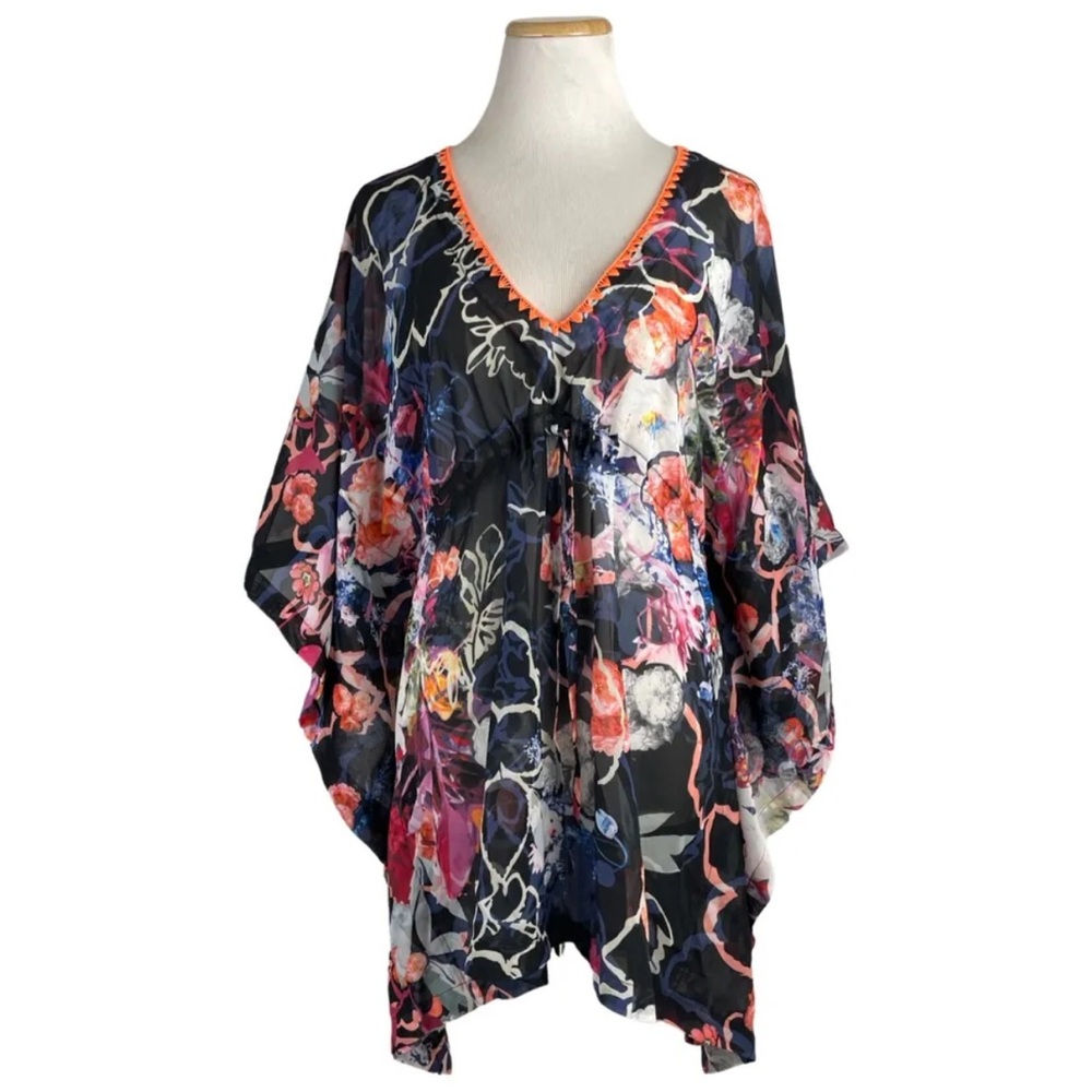 RACHEL Rachel Roy 3 Pc Swim Set Bikini Swimsuit & Matching Coverup - Picture 8 of 13